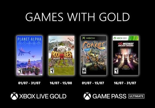 Games with Gold : les jeux Xbox gratuits du mois de ...